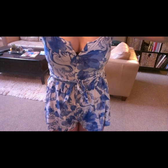 SOLD- H&M printed romper