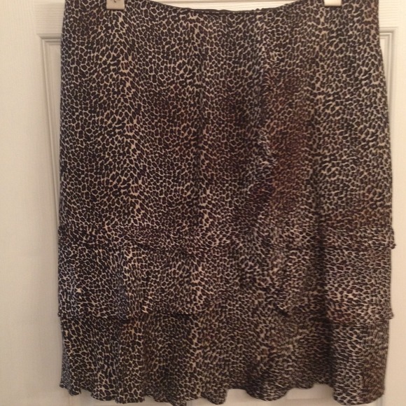 Leopard Print Skirt
