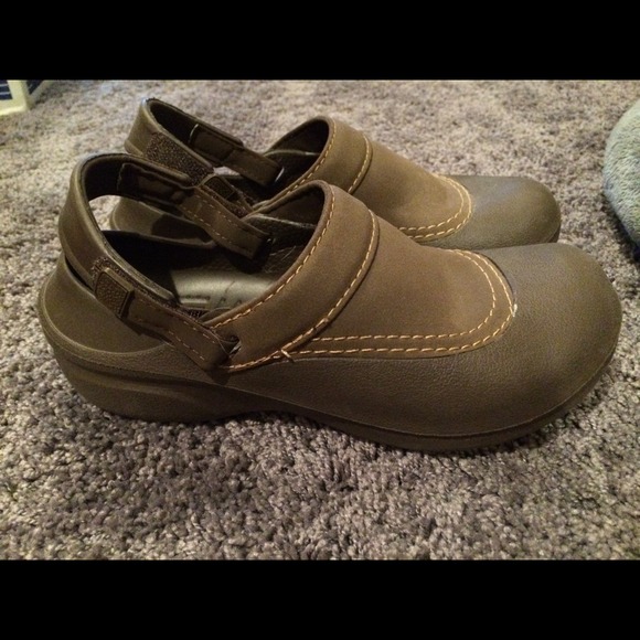 Brown slip on
