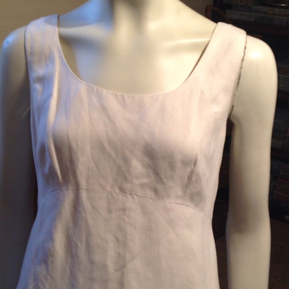 SOLD SOLD!!!CLASSIC Ann Taylor White Sheath Dress