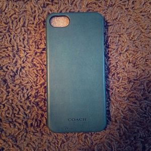 📱Coach Leather iphone5/5s case📱