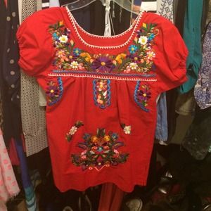 Original Mexican red shirt