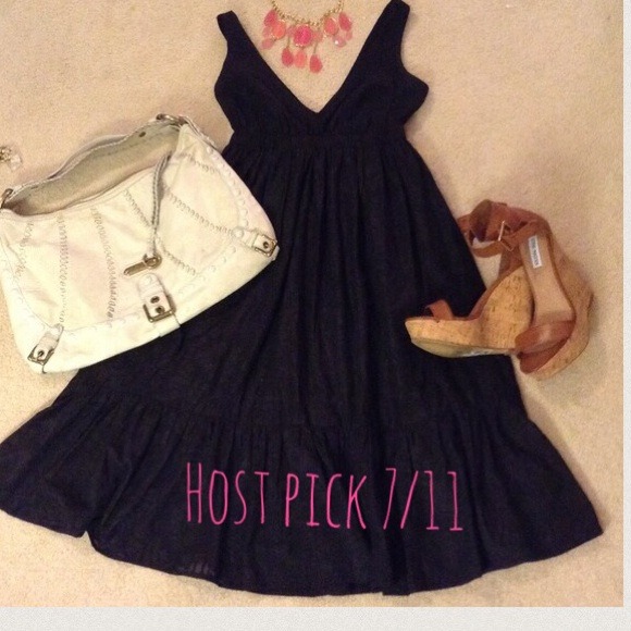 French Connection Dresses & Skirts - 💘2xHOST PICK💘NWT BLACK FRENCH CONNECTION SUN DRE