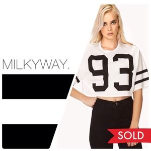 Milky Way '93 crop top