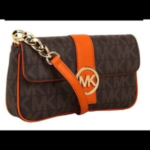 Authentic Michael Kors Fulton bag with flap