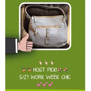 Authentic Prada Powder Blue Leather Bag