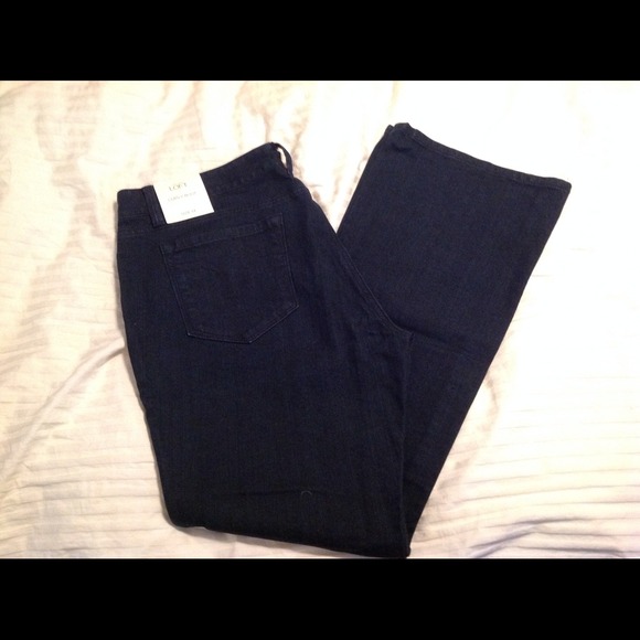 Loft curvy boot jeans size 14 SOLD