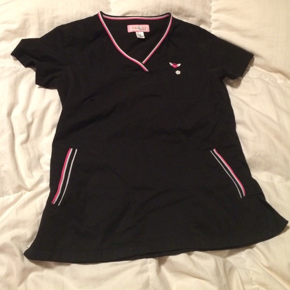Black Koi Ashley Scrub Top