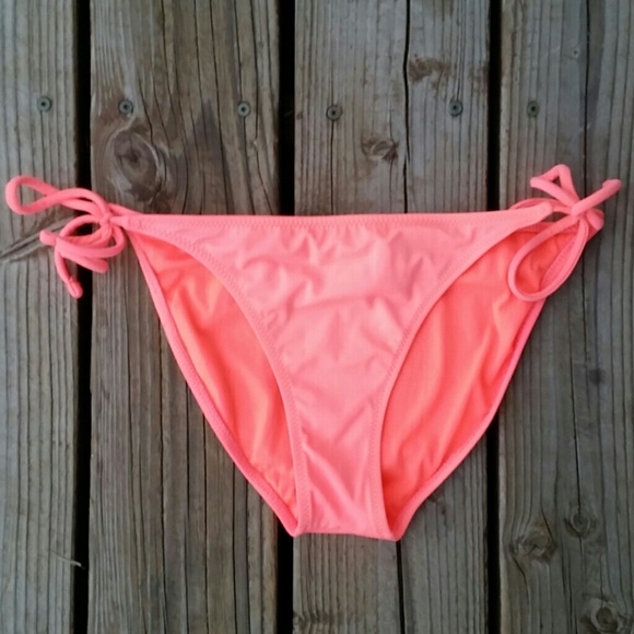 Coral Colored bathing suit bottoms!