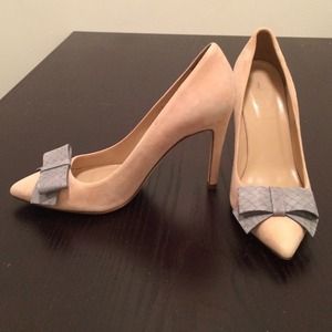 Jcrew collection leather pumps
