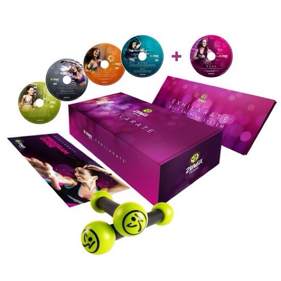 Zumba 5 DVDs & Toning Sticks