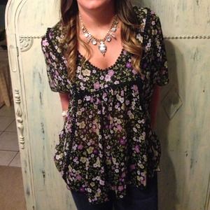 Sheer Floral top