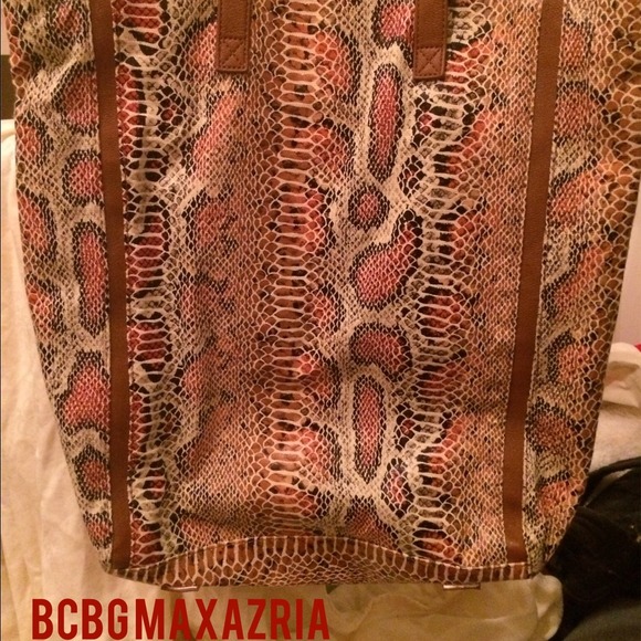 AVAILABLE BCBG MaxAzria Python Tote - Picture 2 of 4