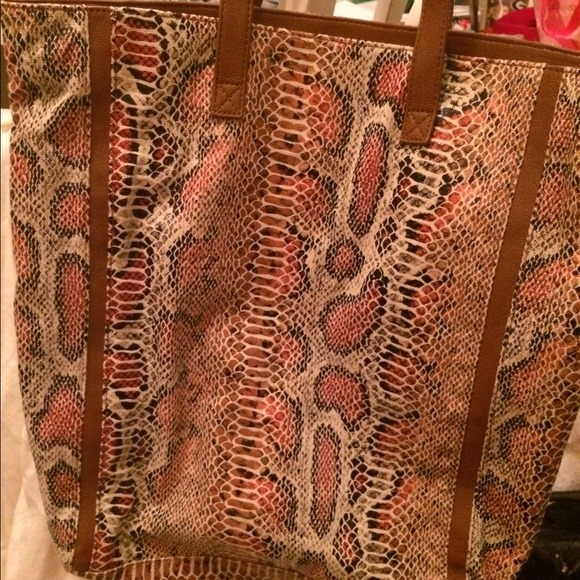 AVAILABLE BCBG MaxAzria Python Tote - Picture 3 of 4