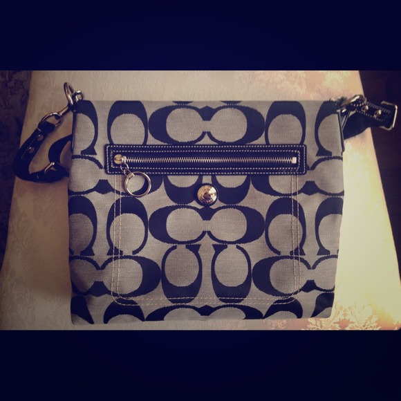 COACH Signature Crossbody Purse