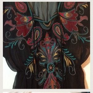 Top or swimsuit cover up size L