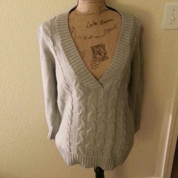Grey faded glory sweater