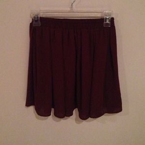 SOLD Maroon Brandy Melville Skirt