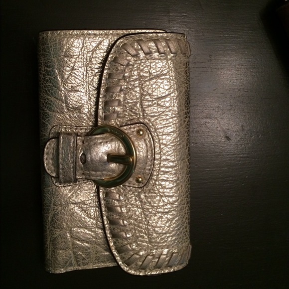 **SOLD** Coach silver wallet