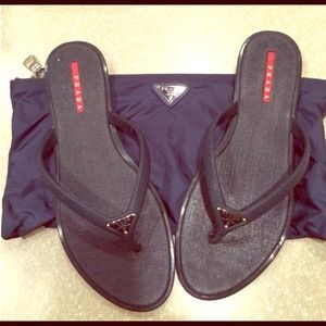 Just in time for Summer!! Prada Sandals