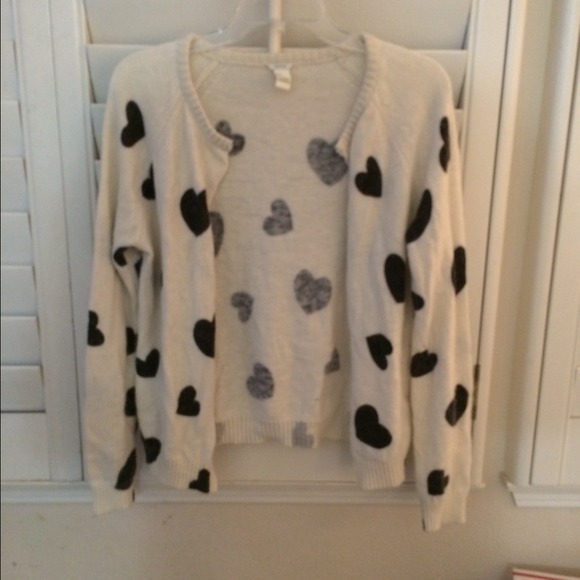 BUNDLED: Knit Hearts Cardigan