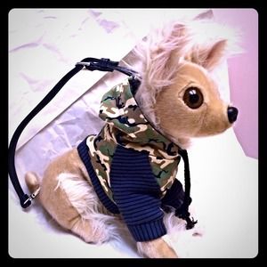 Fuzzy Nation Long Haired Chihuahua 'Teapup' Purse
