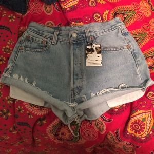Vintage high-waisted shorts