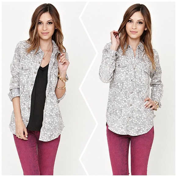 NWT Nollie Star Chambray Shirt