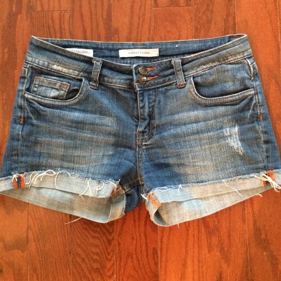 Denim shorts