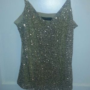 The Limited Gold Sparkling tank