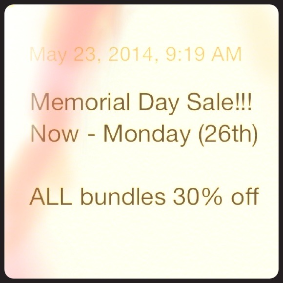 Memorial Day sale!