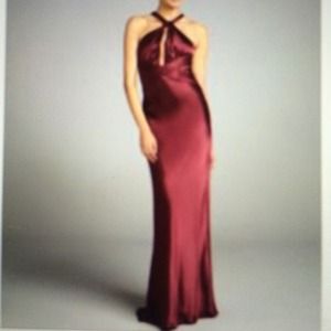 ABS by Allen Swartz satin gown
