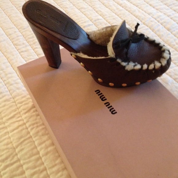 Miu Miu Platform Clogs