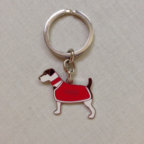 💯authentic COACH keychain key fob