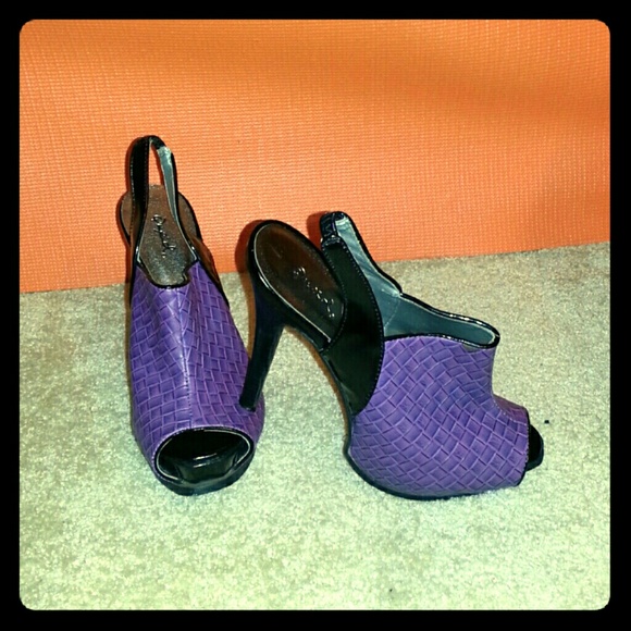 Qupid Platform Slingback
