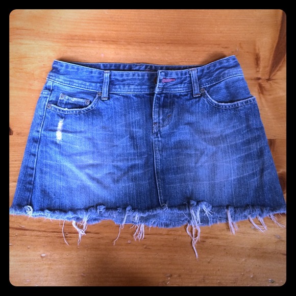 American eagle denim skirt