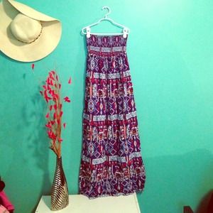 Tribal Print Maxi