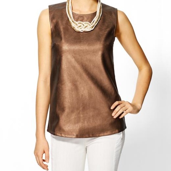 Tinley Road Bronze Vegan Muscle Tank
