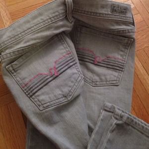 Citizens of humanity size 24 light grey denim