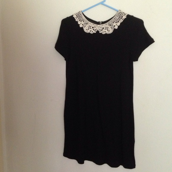 H&M crochet Peter Pan collar dress