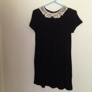 H&M crochet Peter Pan collar dress