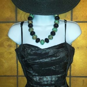 Black with Metallic Silver