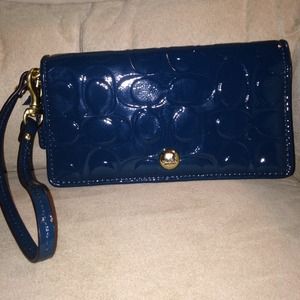 Dark Teal Coach Wallet