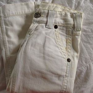 True Religion White Jeans (capris)