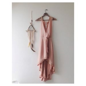 Free People Beautiful Pink Goddess Dress