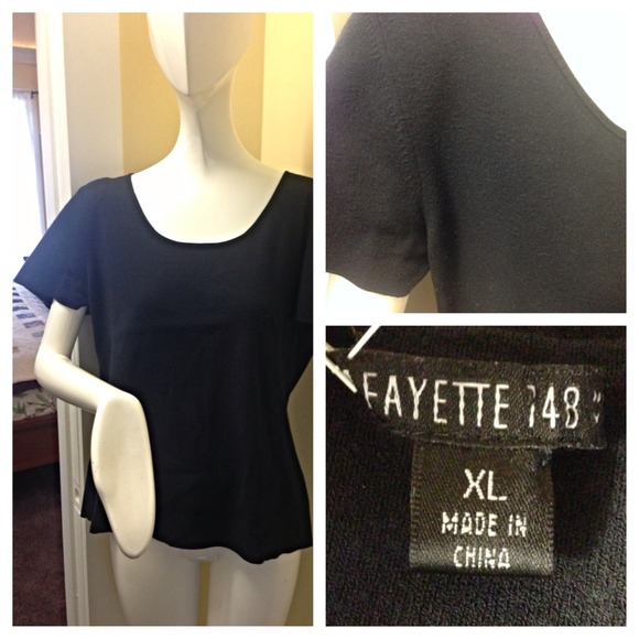 Black summer sweater