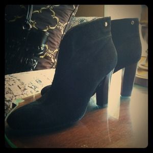 Franco Sarto   ? ankle boot leather swede perfect