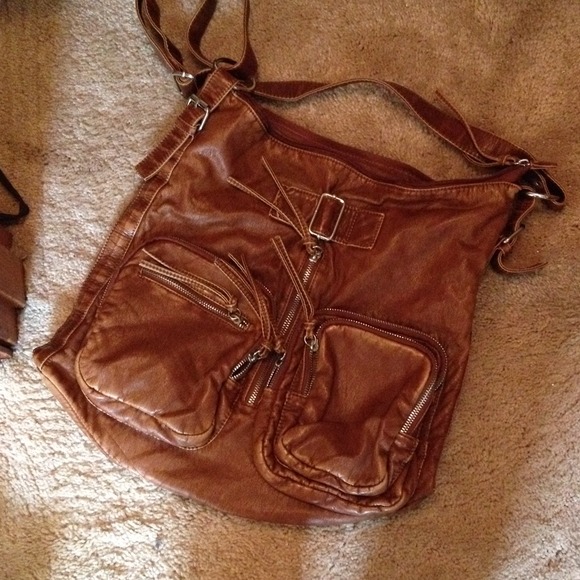 Soft leather school bag