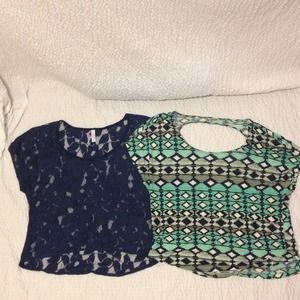 Sold in bundle 2 cute summer tops!!