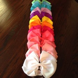 12 Grosgrain Bows..Brand New